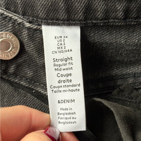 H&M &Denim Black Jeans! - Picture 3 of 4